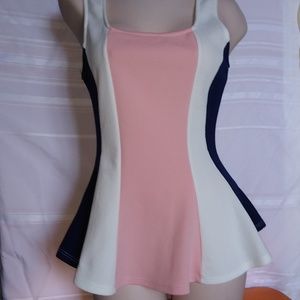 Papaya Peplum Tank/Sleeveless Top. Size M